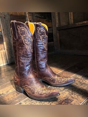 OLD GRINGO Viridiana Western Boots Cowboy Festival Brown Size 7